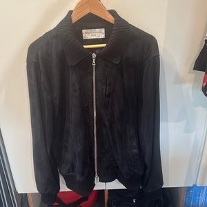 Men’s worn once Navy blue suede jacket Officine Generale !